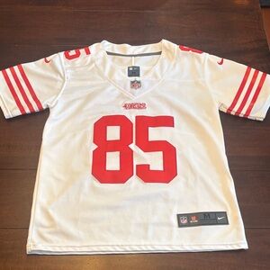 Nike Kids Stitched 49ers jersey-# 85 Kittle